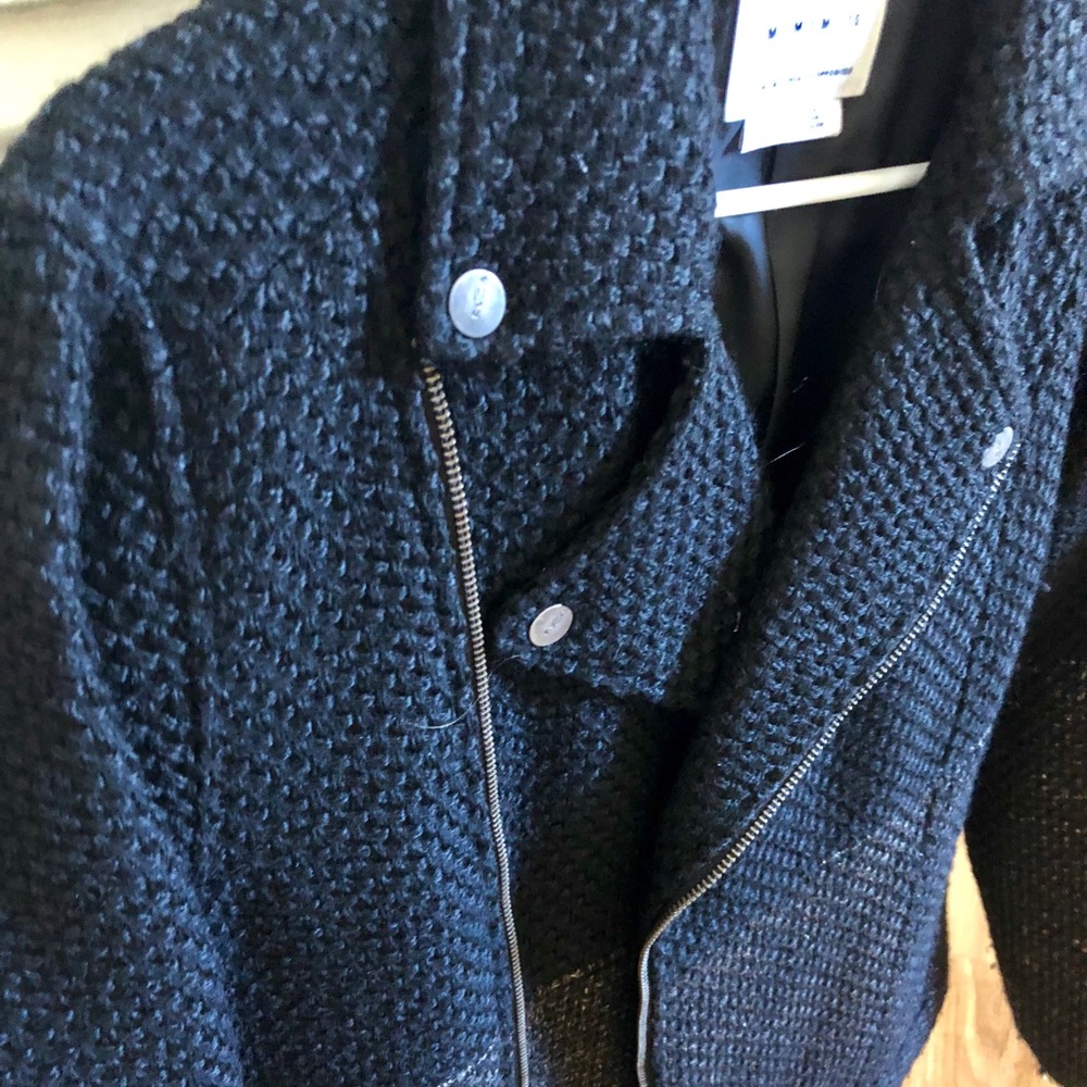 Tweed winter dressy jacket RVCA black and gold M